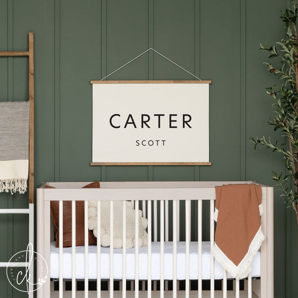 Personalized Baby Name Carter Scott