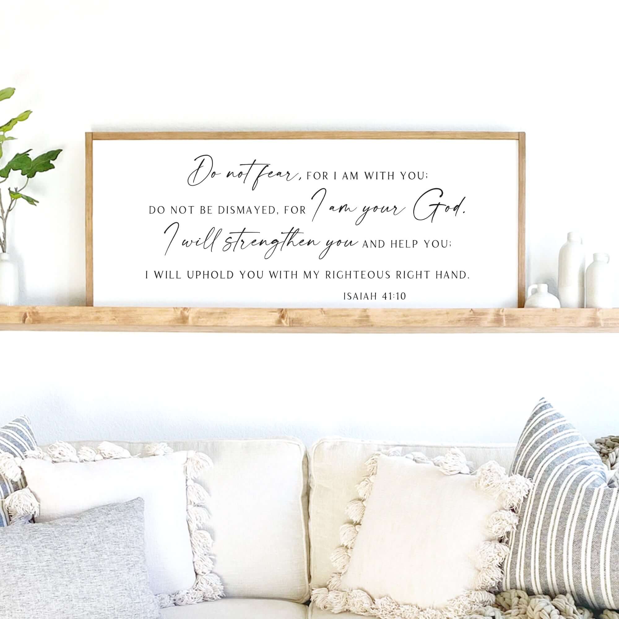 Scripture Wood Sign