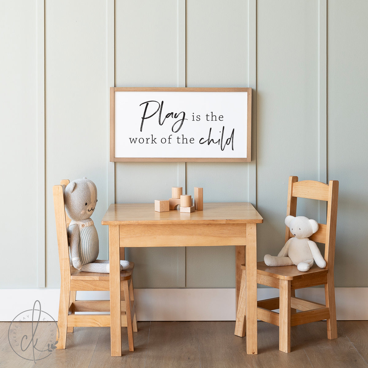 Play Is The Work Of The Child