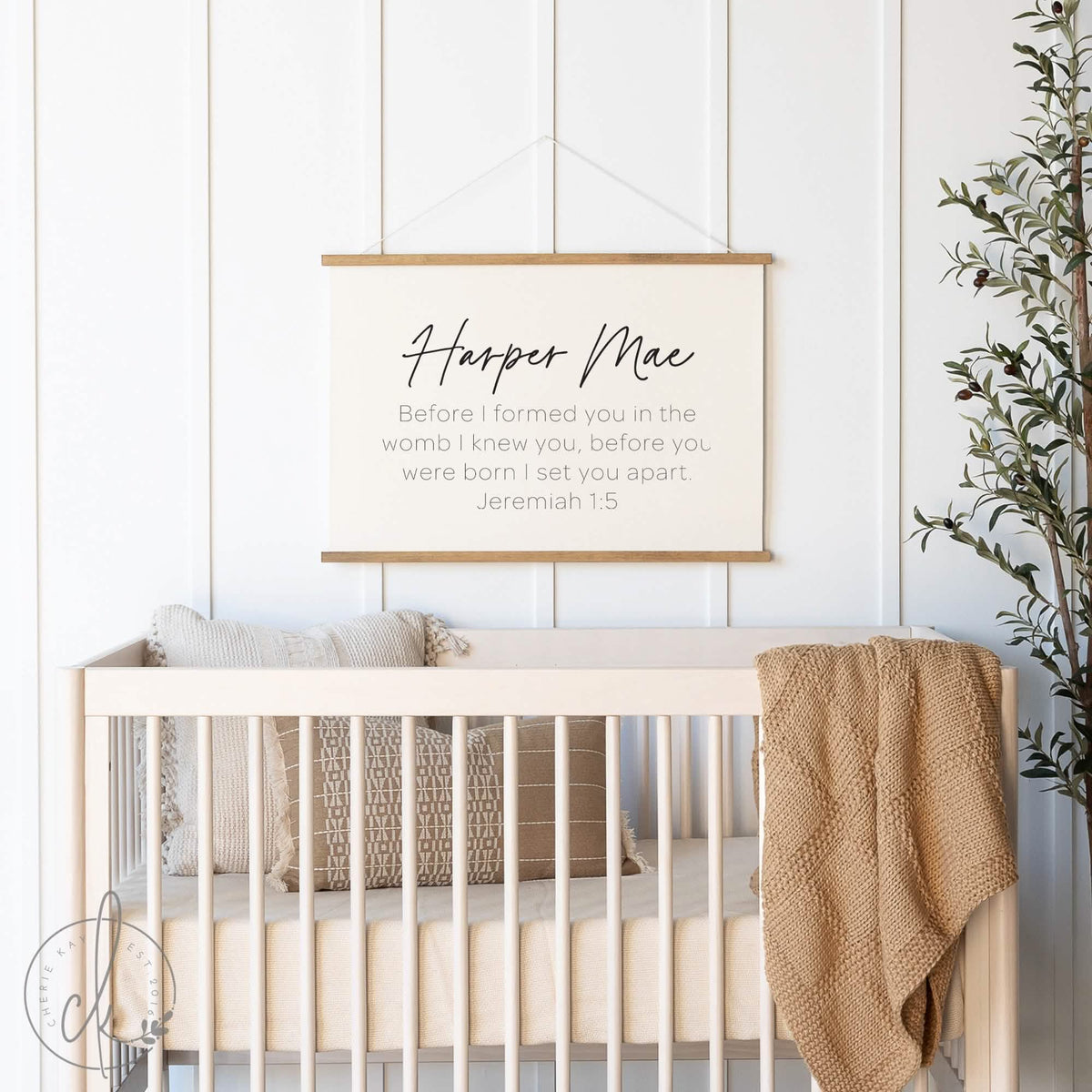 Personalized Baby Name Sign | Eleanor Ava | 25