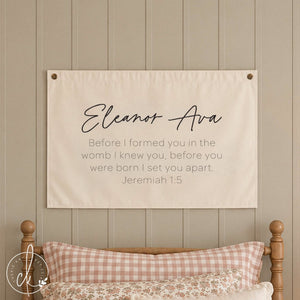 Personalized Baby Name Sign | Eleanor Ava | 25