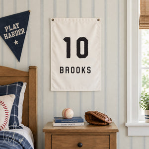 Custom Name Sports Jersey Wall Art | Lucas | 46