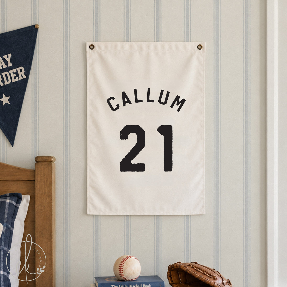 Personalized Sports Jersey Canvas With Name and Number | 48