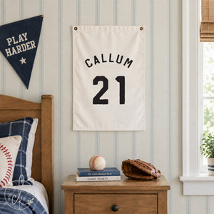 Personalized Sports Jersey Canvas With Name and Number | 48