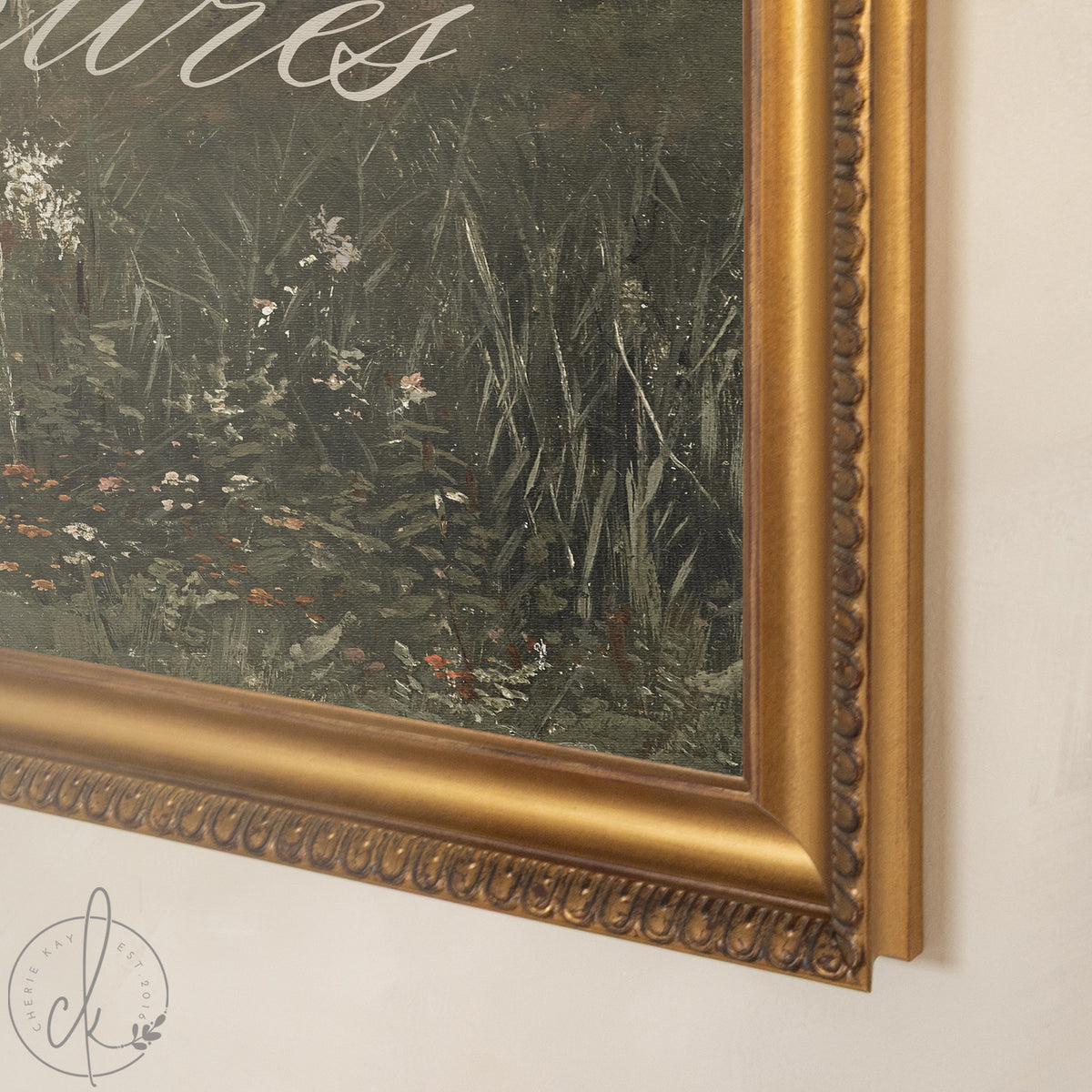 Vintage Wedding Welcome Sign | Personalized Gold Frame Wedding Sign | Custom Wedding Decor | N207