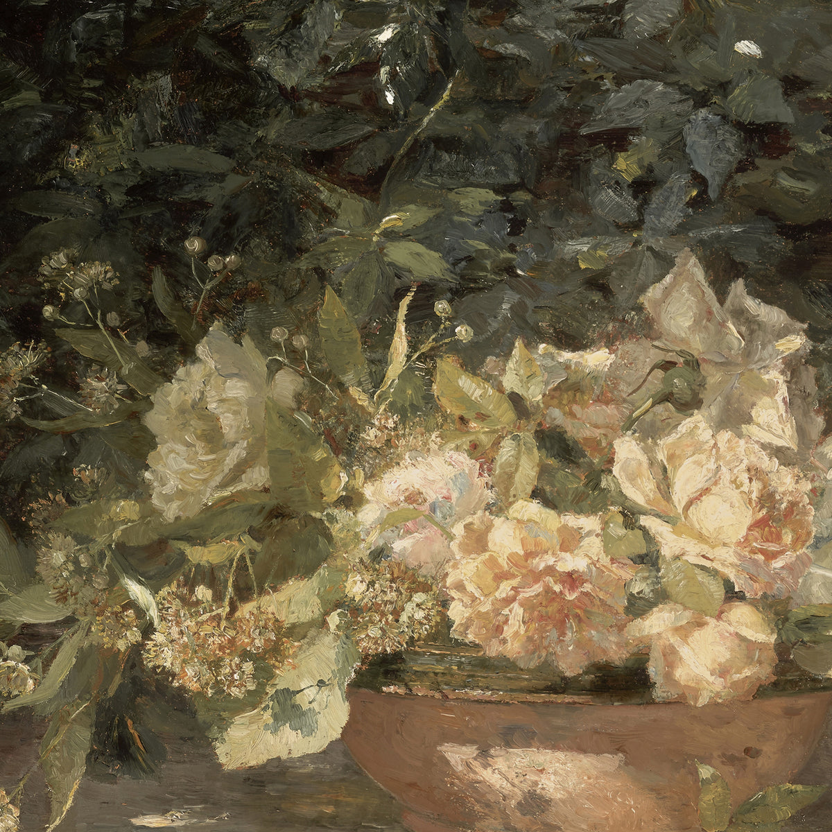 Antique Botanical Floral Still Life | Framed Vintage Flower Wall Art | N45