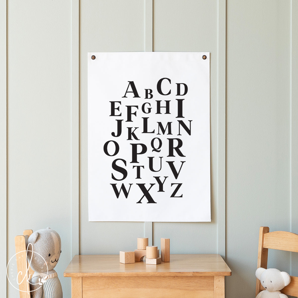 Alphabet Canvas Wall Art | 27