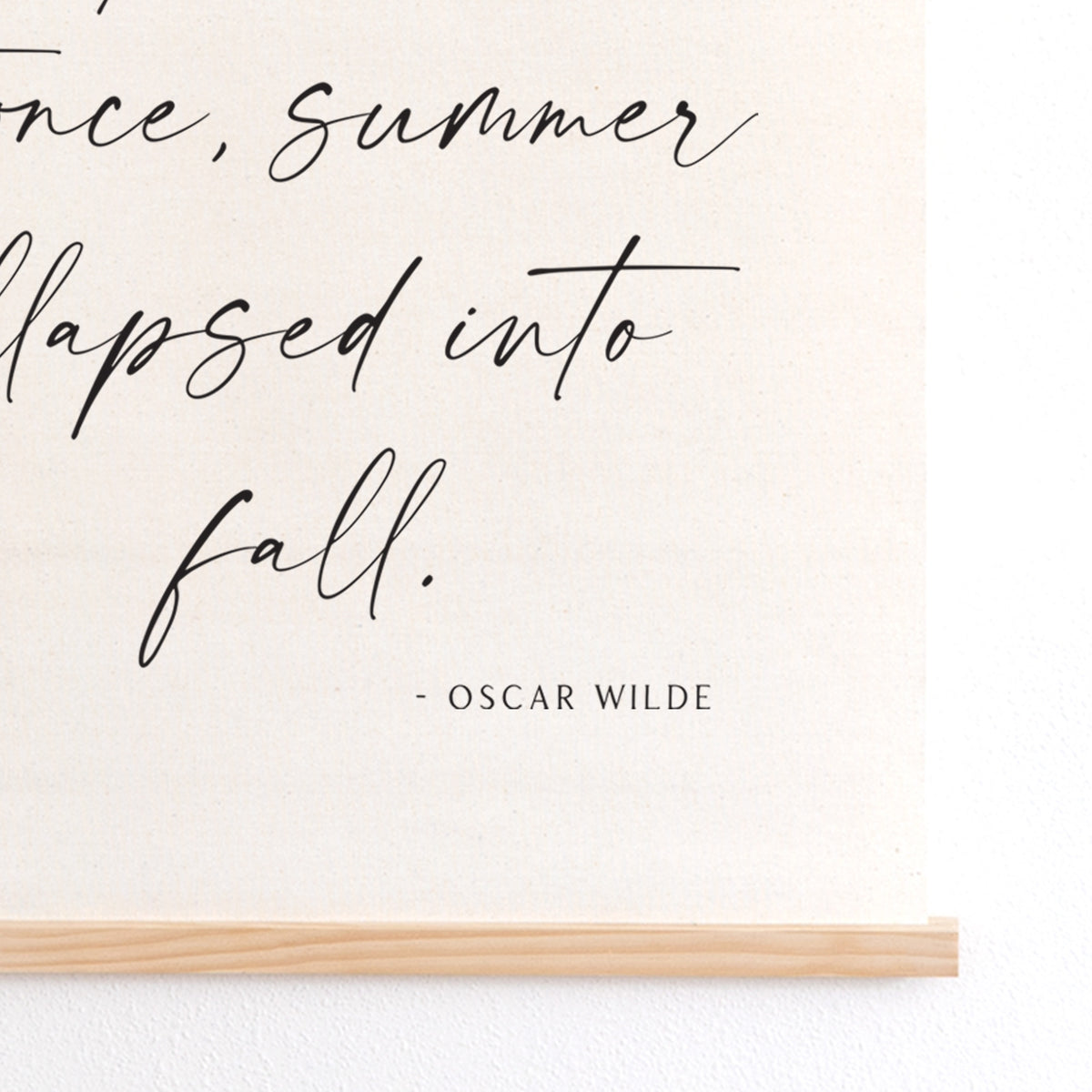 And All At Once, Summer Collapsed Into Fall