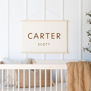 Personalized Baby Name | Carter Scott