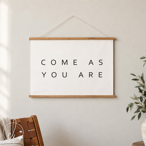 Come As You Are | Hanging Canvas | Christian Wall Art | Living Room Decor | Canvas Art