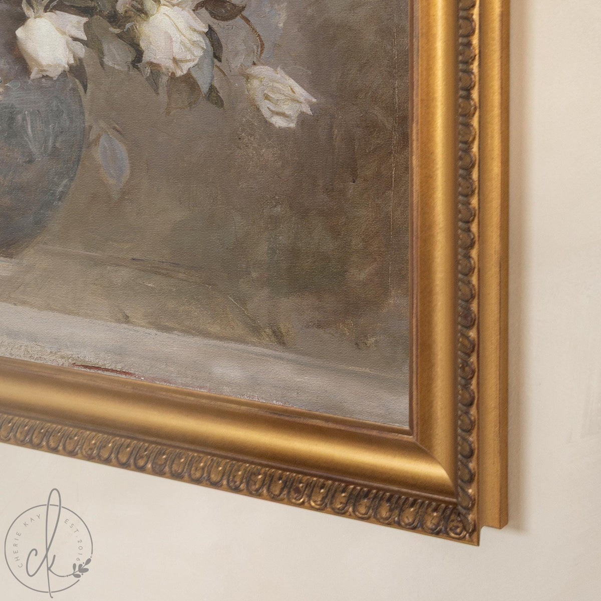 Framed Vintage Botanical Art Print | Antique Floral Print | N104