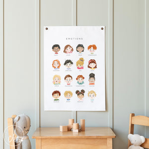 Emotions and Feelings Chart | Classroom or Playroom Decor | 80