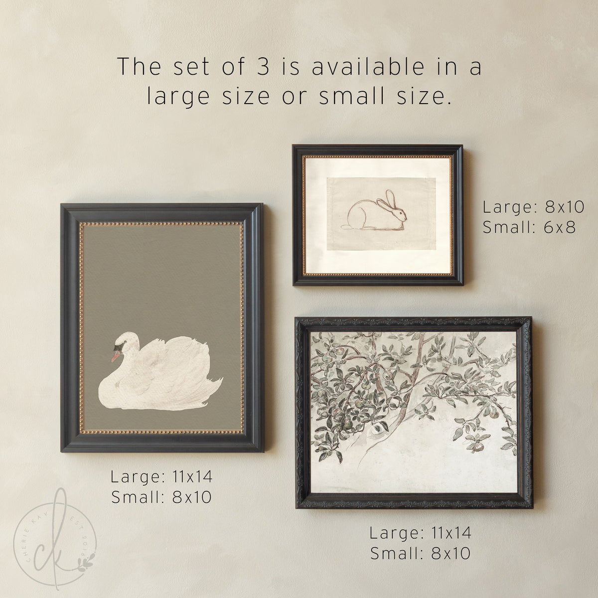 Nursery Wall Art Gallery | Vintage Animal and Botanical Prints | G18