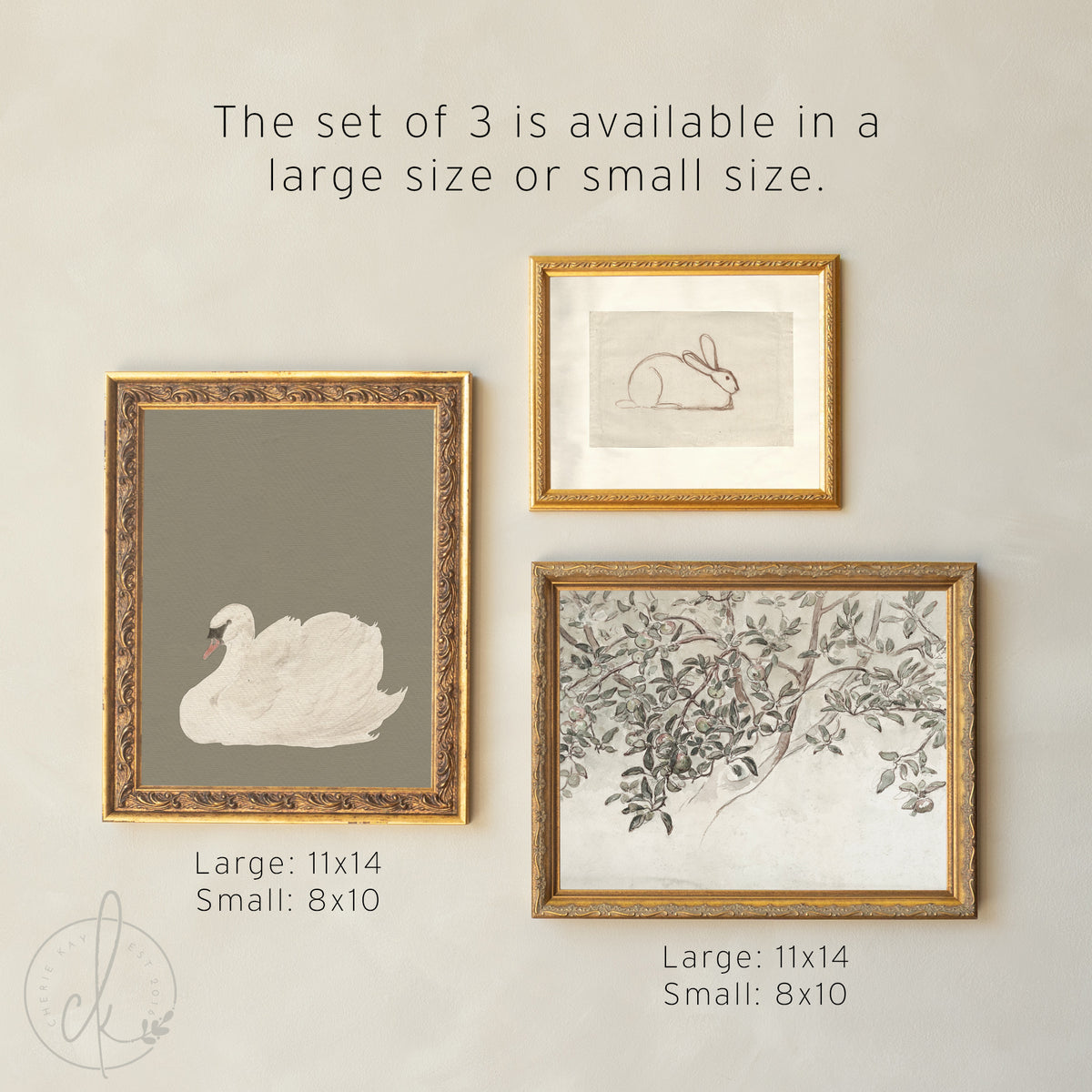 Nursery Wall Art Gallery | Vintage Animal and Botanical Prints | G18
