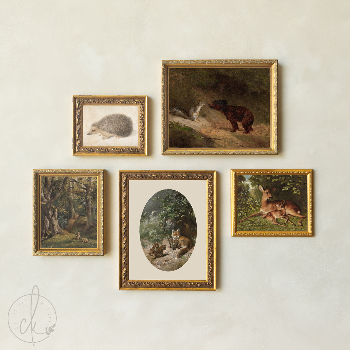 Woodland Nursery Gallery Wall Art Set | G21