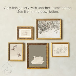 Elegant Nursery Gallery Wall Art | Animal Prints for Baby Room | G18