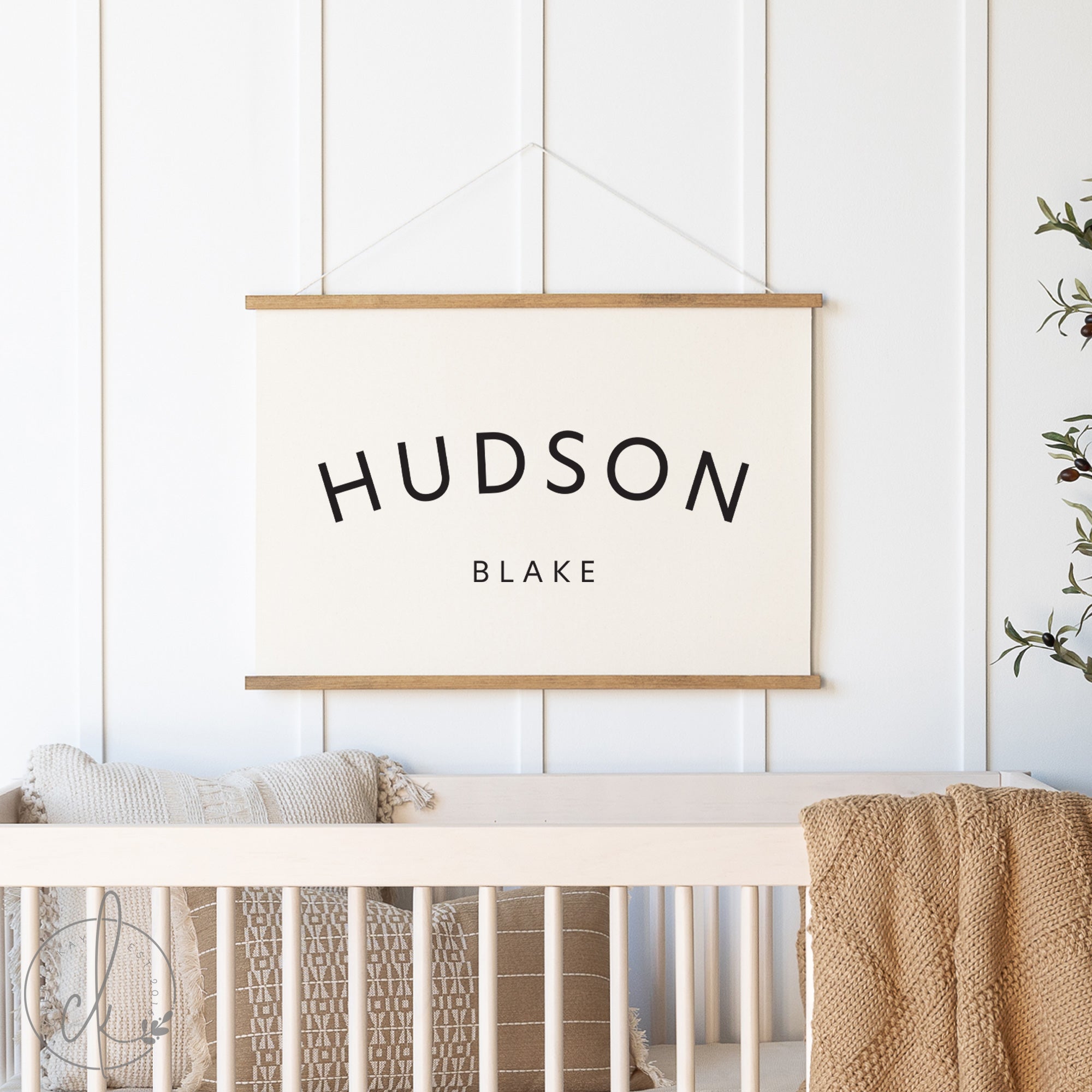 Boy Above Crib Wall Decor Baby Boy Nursery Wall Art Baby Name Sign