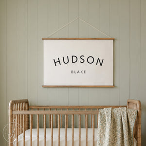 Custom Baby Name | Hudson Blake