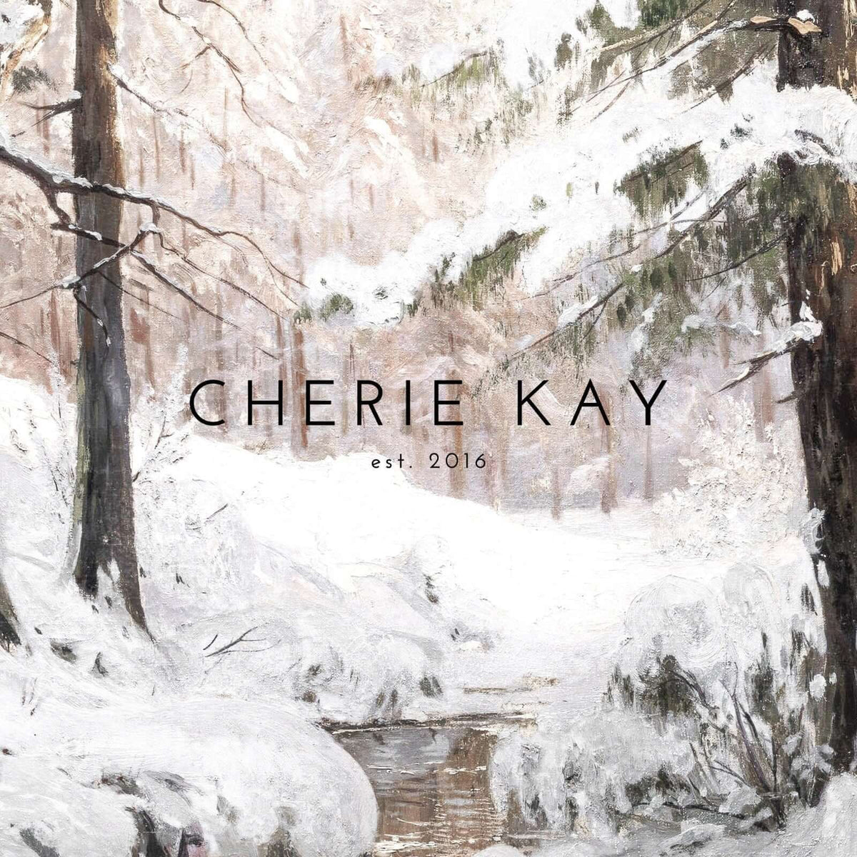 Winter Forest Painting | W75