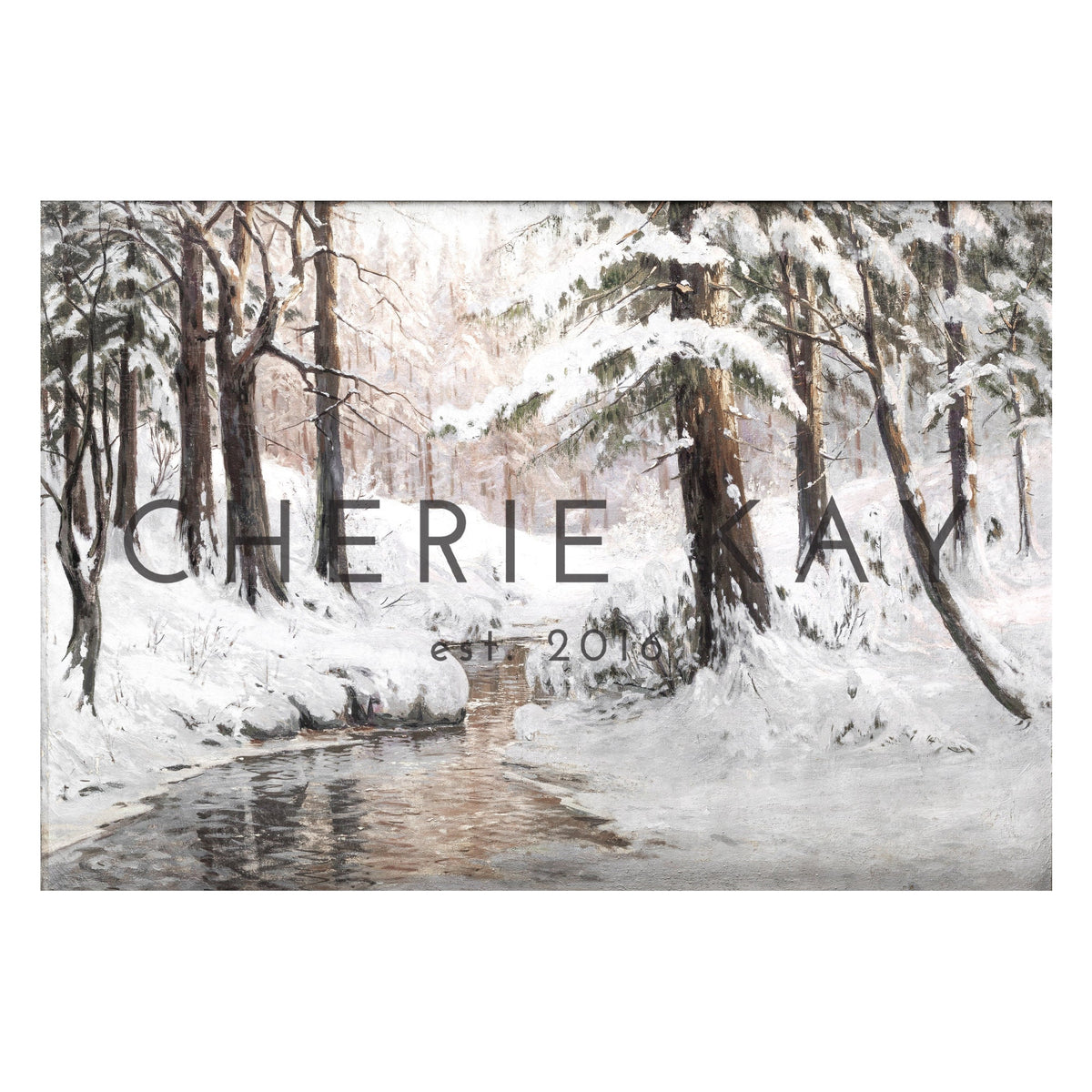 Winter Forest Painting | W75