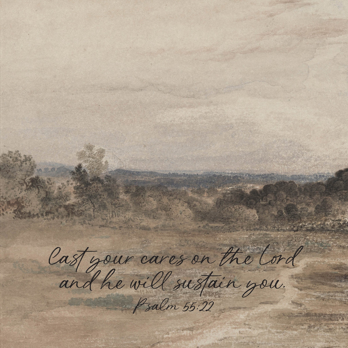 Cast Your Cares On The Lord | T56