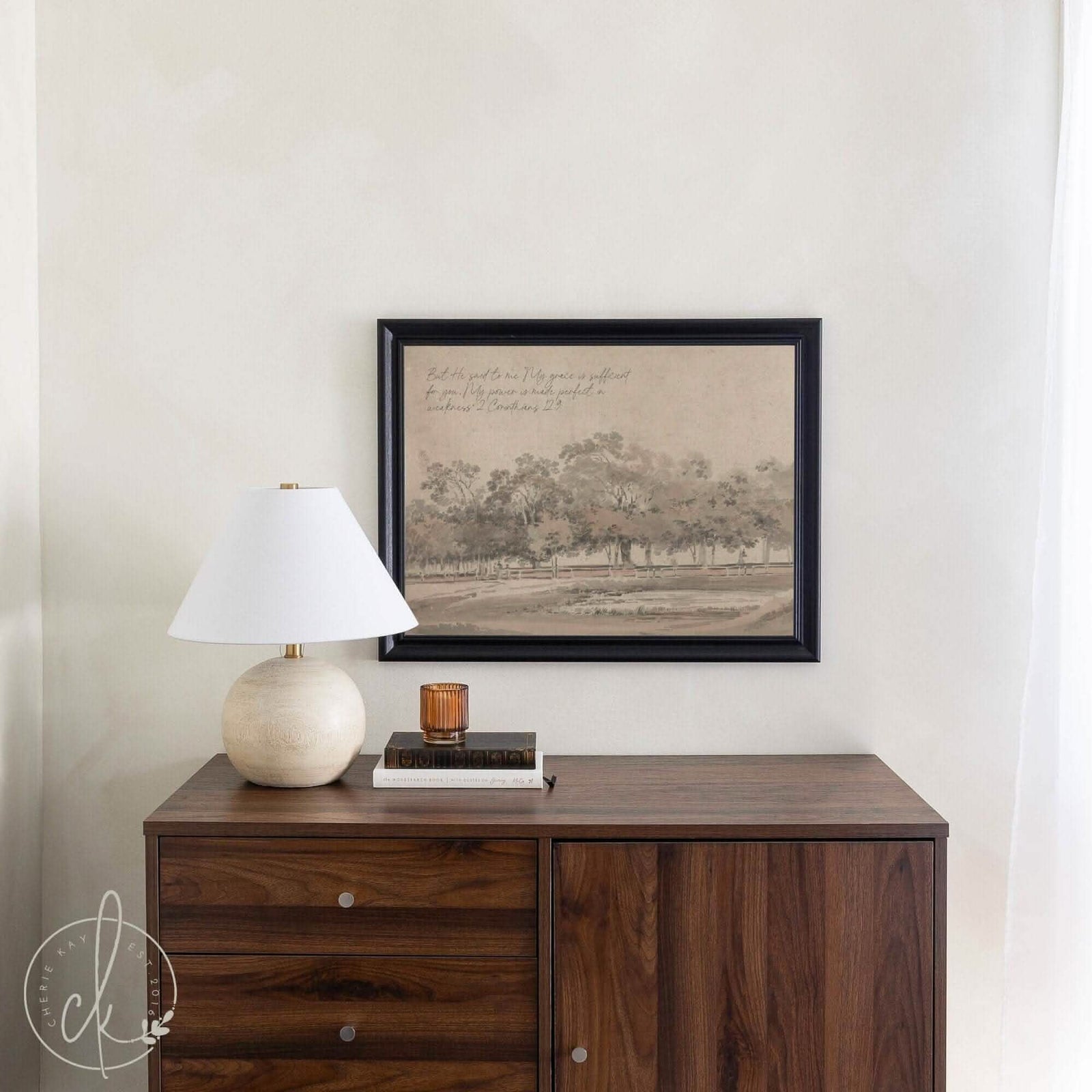 My Grace Is Sufficient For You | Wood Framed Canvas