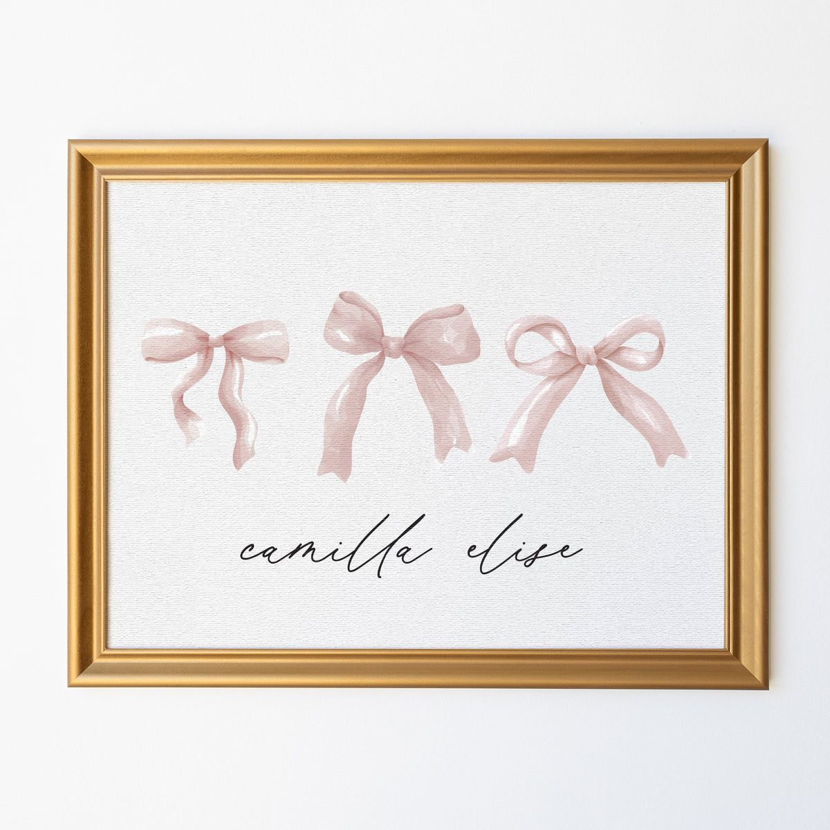 Elegant Personalized Girl Nursery Wall Decor | Camilla Elise