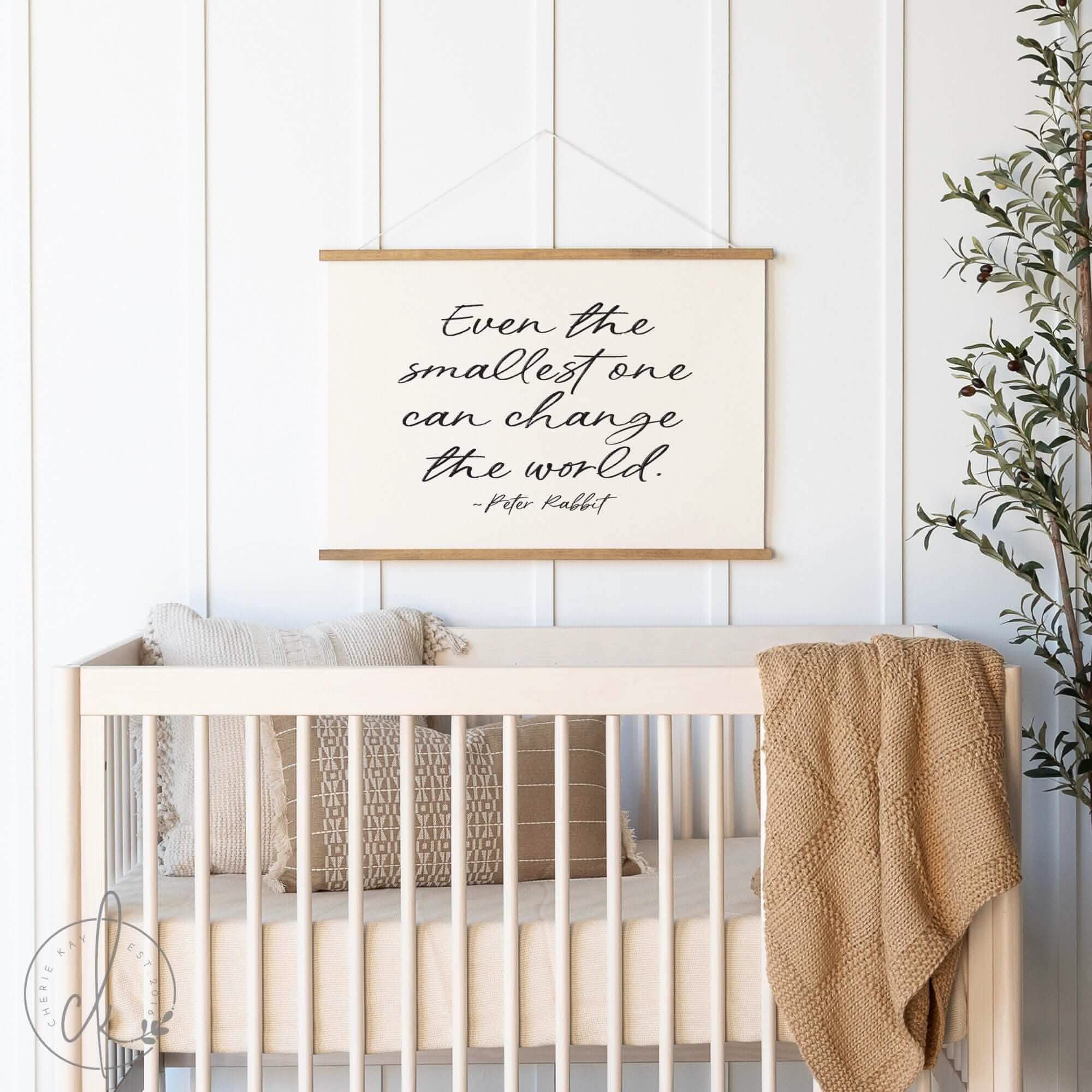 Peter Rabbit Quote Wall Art