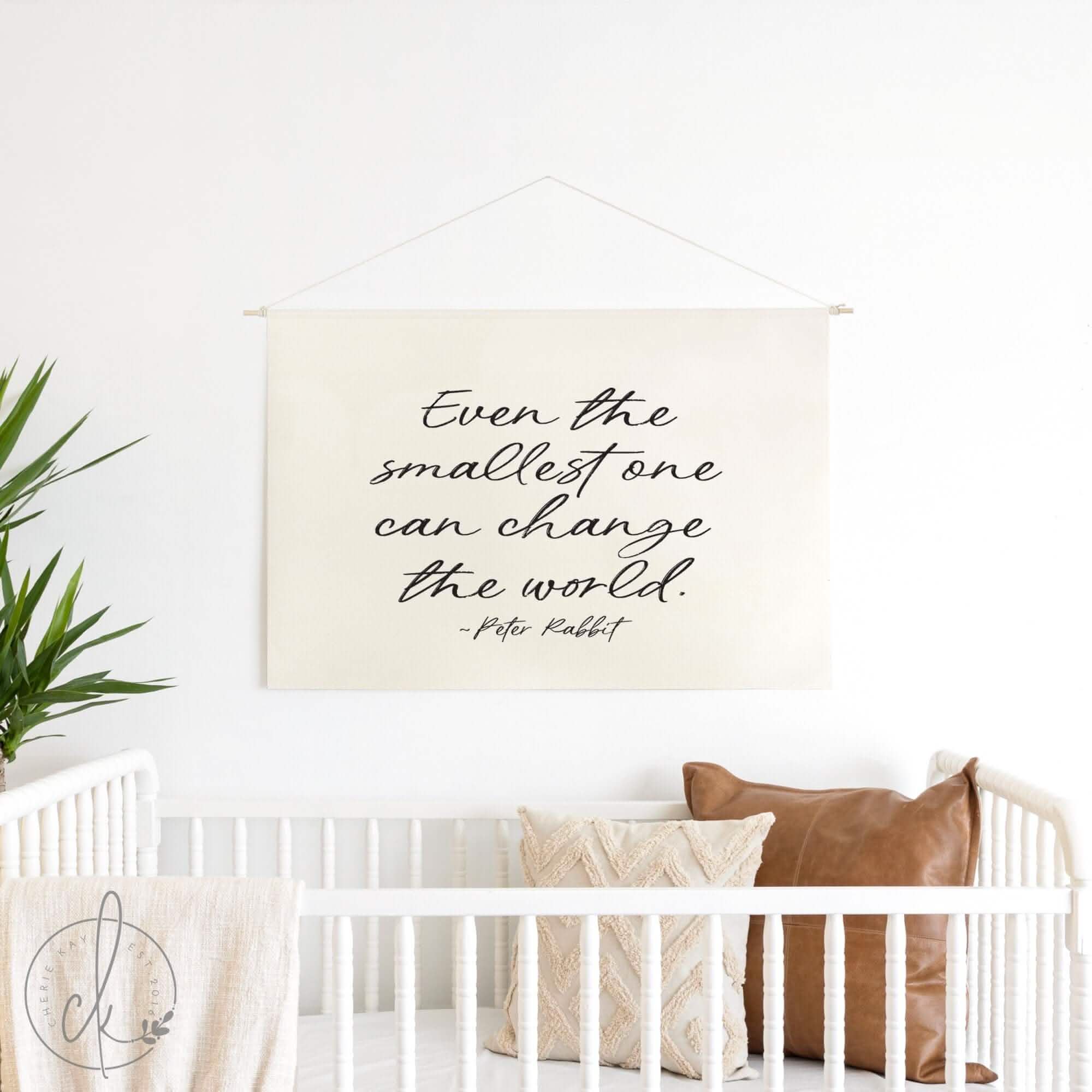 Peter Rabbit Quote Wall Art