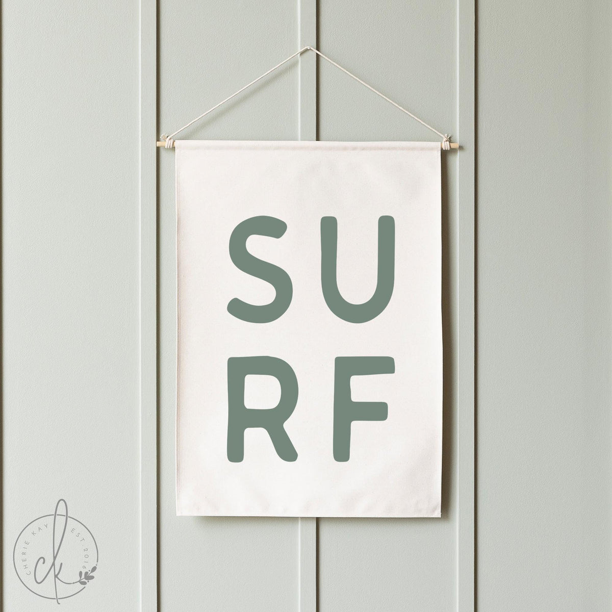 Surf Wall Sign | Minimalist Surfboard Wall Art | Coastal Nursery Decor | Surf Themed Kids Room Decor | Modern Beach House Wall Hanging | 58