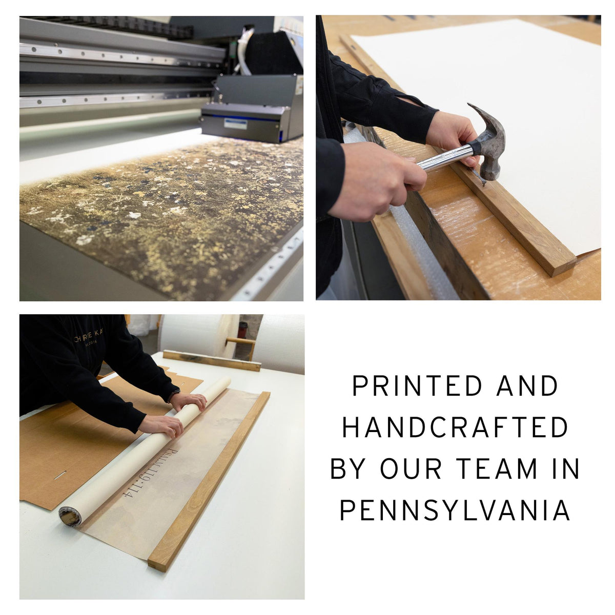 Christian Home Decor | Lamentations 3:22 Landscape Canvas Tapestry | T119