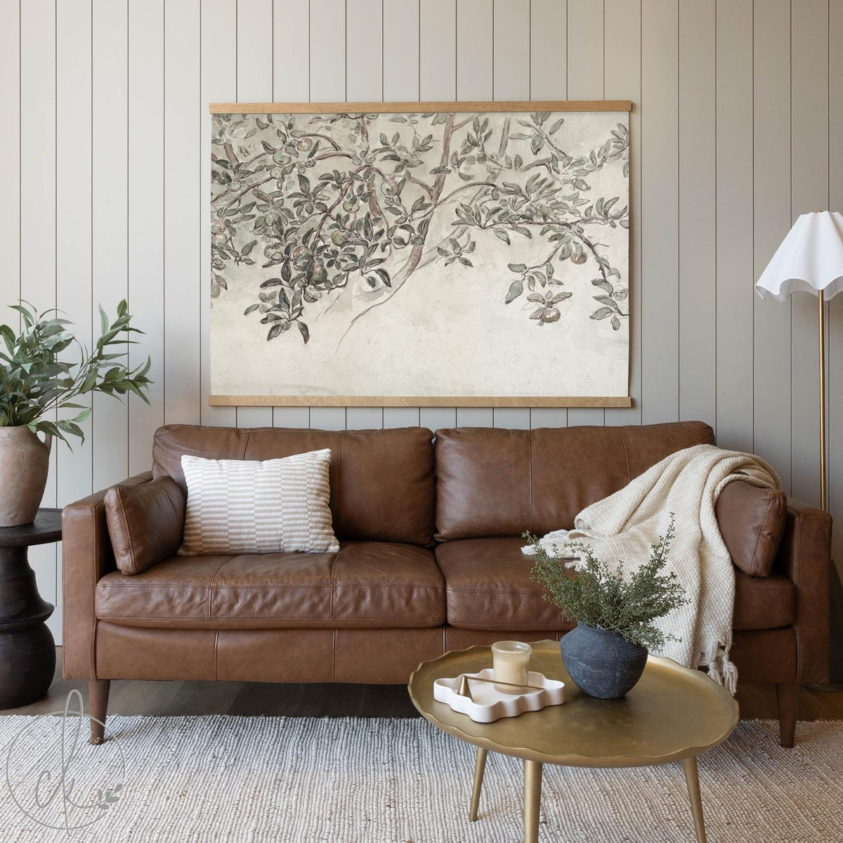 Tree Branch Tapestry Wall Art | Extra Large Canvas Tapestry | Minimalist Botanical Artwork | Living Room Wall Hanging | Nature Print | T11