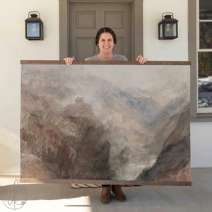 Large Mountain Landscape Canvas Wall Hanging | T1