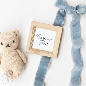 Personalized Newborn Photo Prop | Hospital Name Sign With Month Milestone Option | Baby Boy Name Sign For Nursery Decor | B1