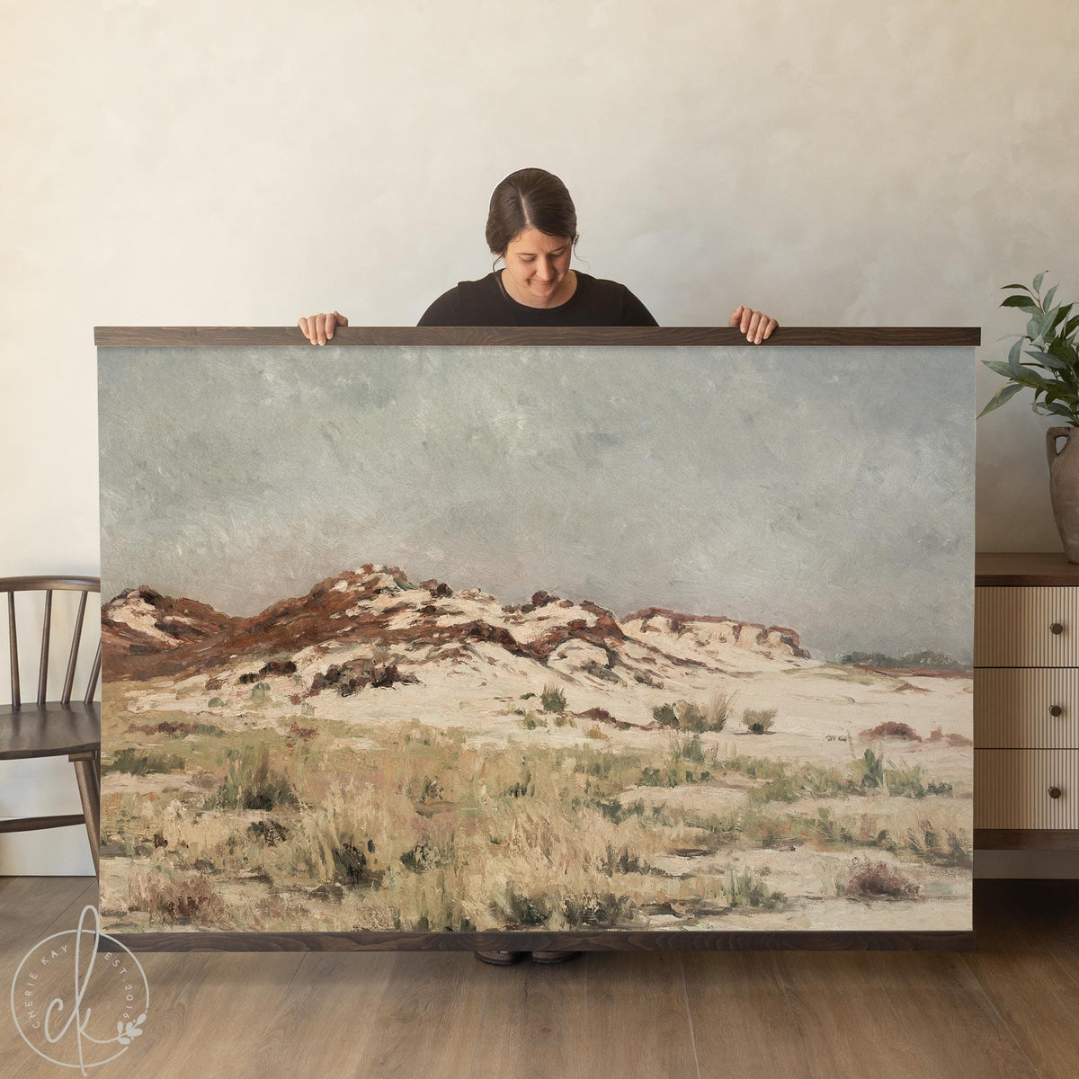 Bible Verse Wall Art | Romans 12 12 | Patient In Affliction Faithful In Prayer | Christian Landscape Canvas | T72