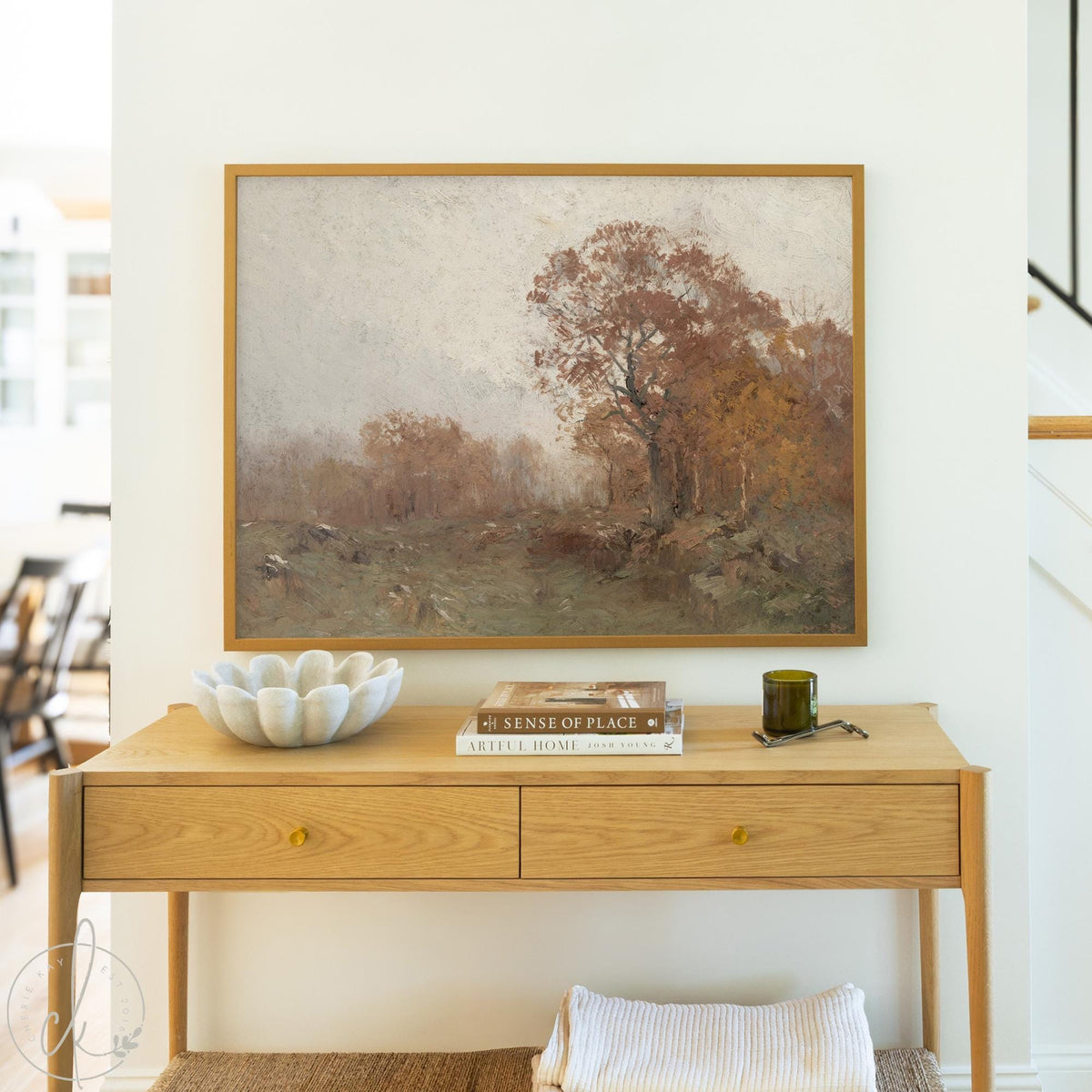Fall Landscape Wall Art | Autumn Landscape Wall Art for Living Room | Fall Canvas Wall Art | Autumn Wall Decor for Home Decor | N234
