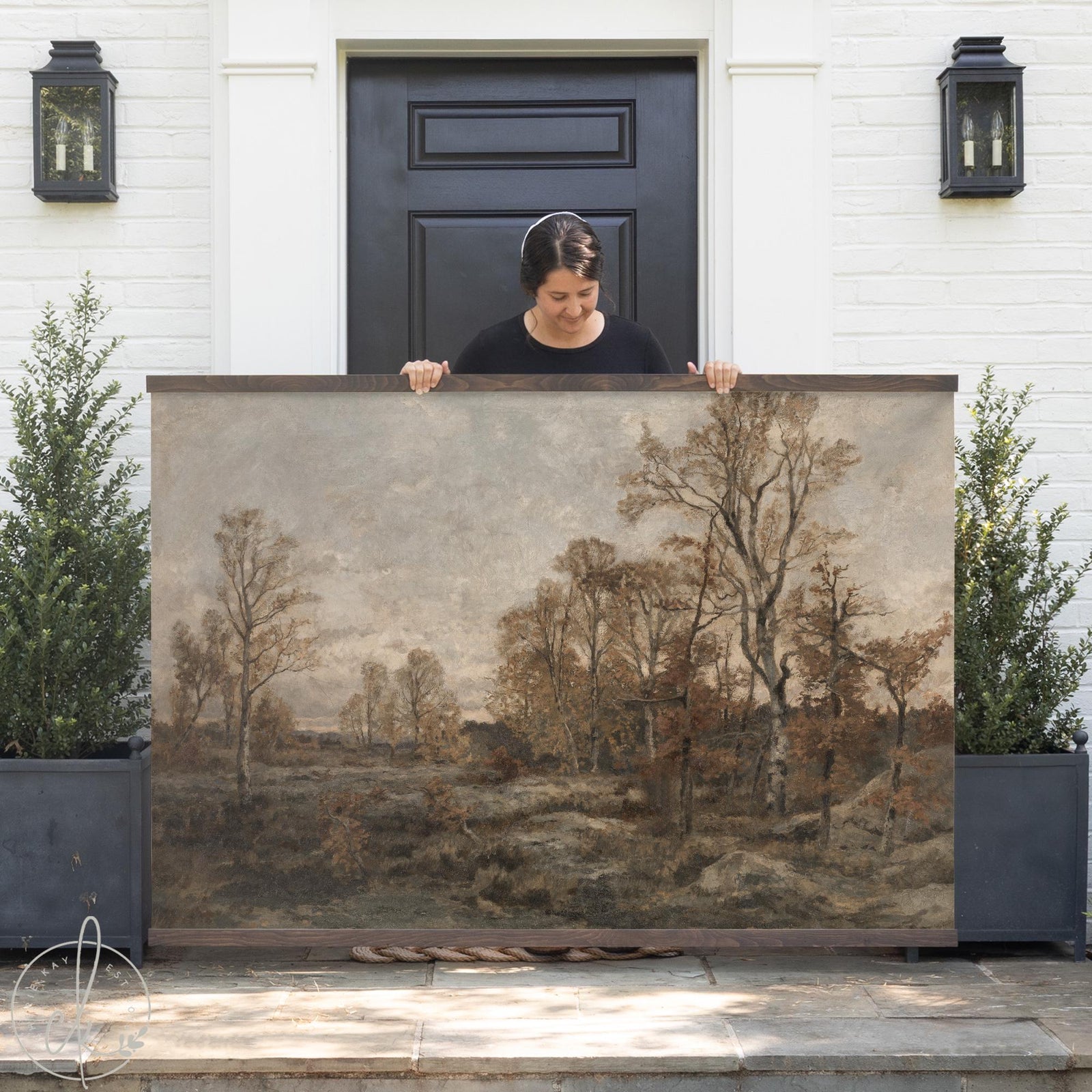 Autumn Landscape Wall Art | Fall Landscape Wall Art | Large Wall Tapestry | Nature Wall Tapestry | Vintage Landscape Wall Art | T91