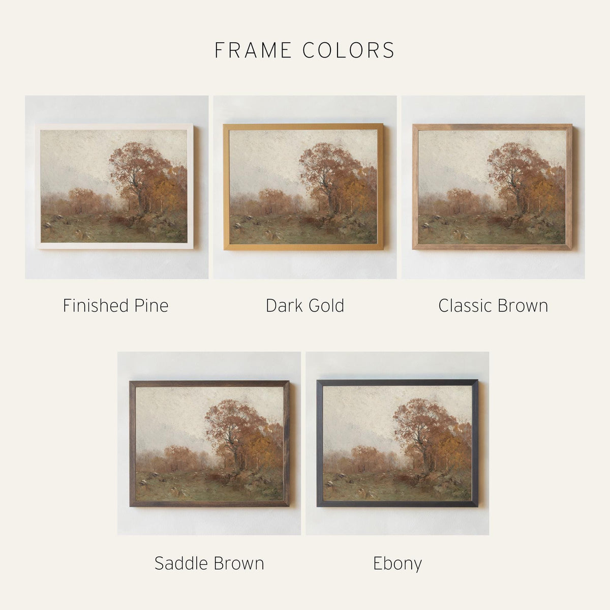 Fall Landscape Wall Art | Autumn Landscape Wall Art for Living Room | Fall Canvas Wall Art | Autumn Wall Decor for Home Decor | N234