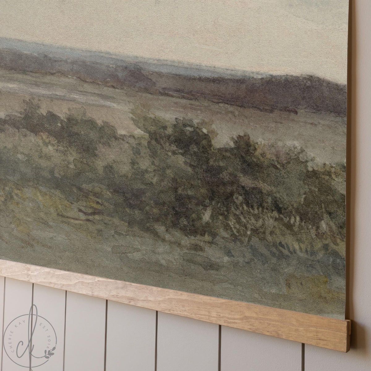 Large Canvas Wall Art | Numbers 6:24-26 Scripture Landscape Tapestry | T103