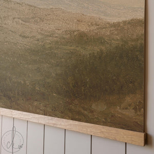 Christian Canvas Wall Art | Mountain Landscape Decor with Psalm 95:1-4 | T101