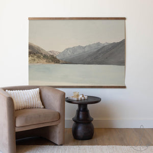 Mountain Landscape Wall Art | Romans 15:13 Scripture Canvas | T108