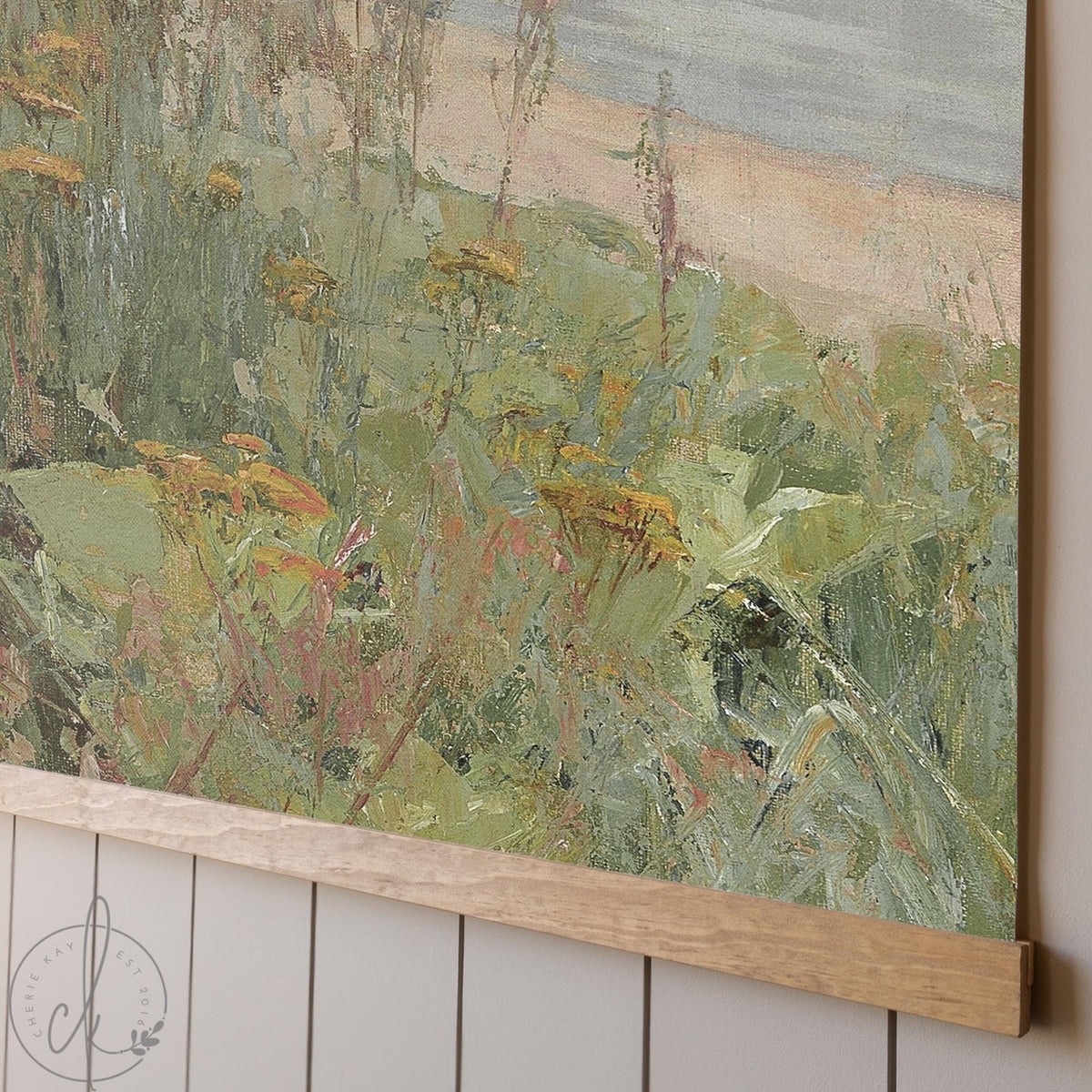 Floral Wall Art | Large Canvas Flower Landscape | T112