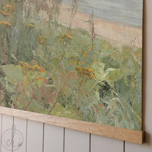 Floral Wall Art | Large Canvas Flower Landscape | T112