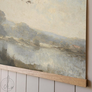 Large Wall Tapestry | Neutral Landscape Canvas Art | Nature Inspired Wall Hanging | T113