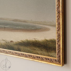 Beach Landscape Wall Art | Framed Coastal Painting | N17