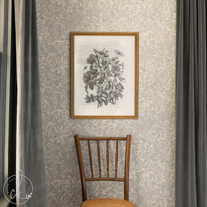 Vintage Flower Print | Framed Botanical Wall Art | N109