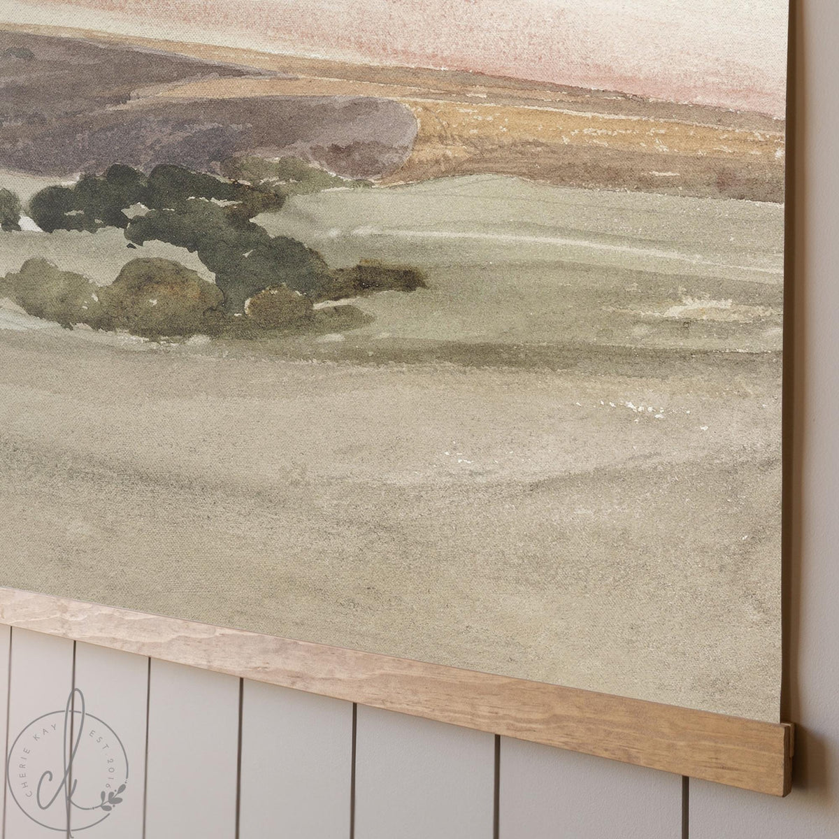 Christian Home Decor | Lamentations 3:22 Landscape Canvas Tapestry | T119