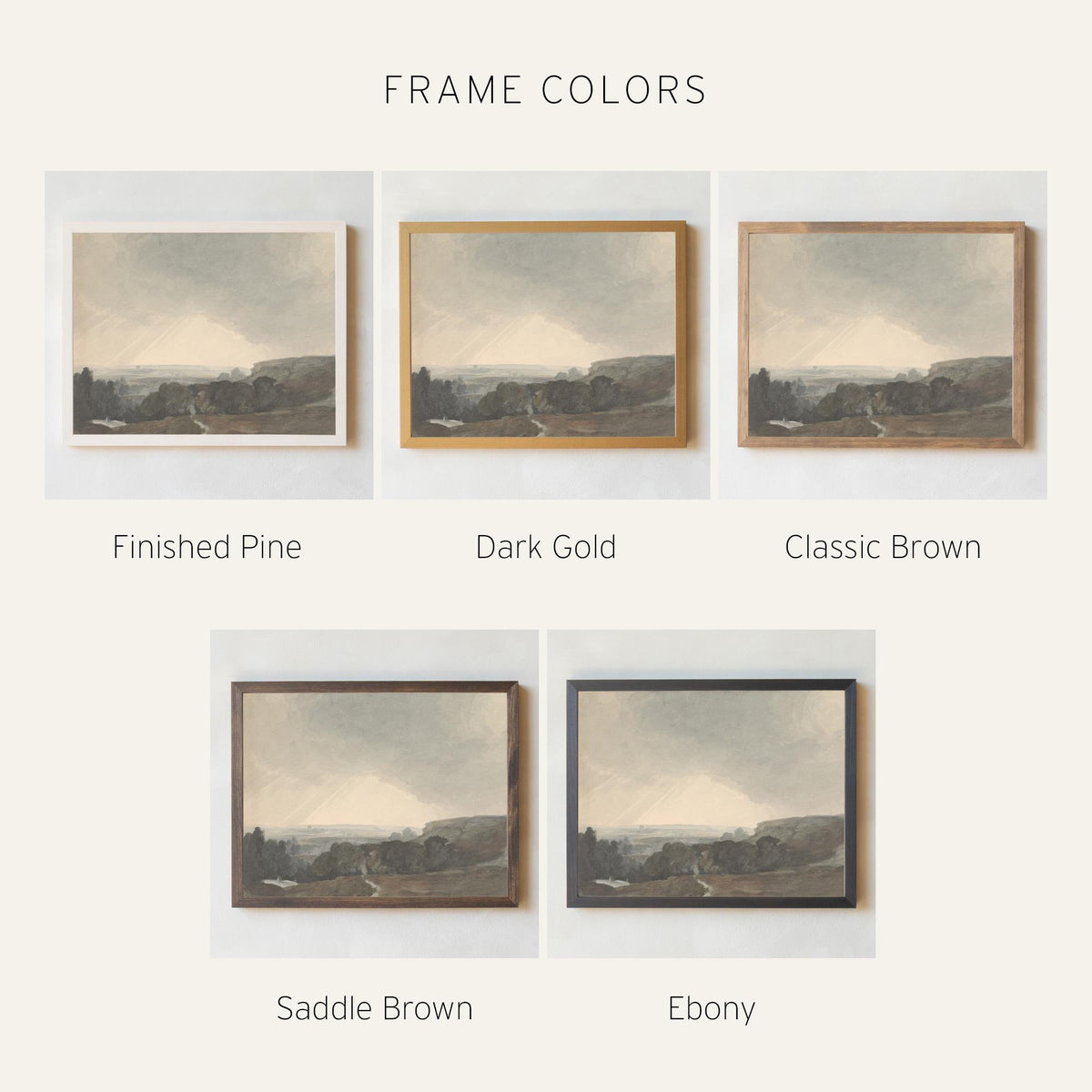 Framed Landscape Art | Psalm 118:24 Christian Wall Decor | N35