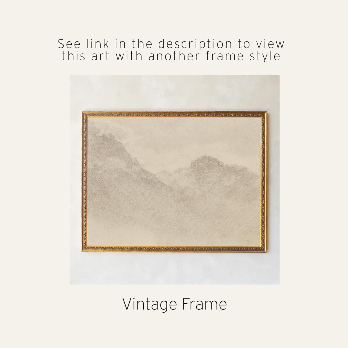 Christian Canvas Wall Art | Psalm 121 Mountain Landscape | Large Scripture Tapestry | T121