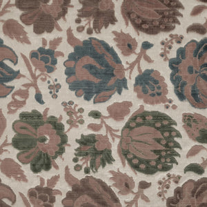 Vintage Floral Art | Large Canvas Fabric Wall Hanging | Botanical Textile Home Decor | T123